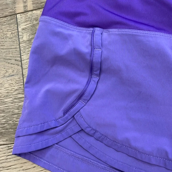 Purple Running Athletic Shorts - Picture 3 of 7